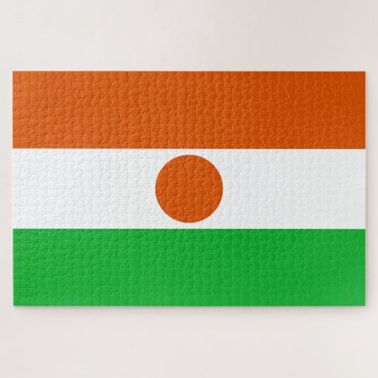vlag van Niger (Afrikaans land) Legpuzzel (Horizontaal)