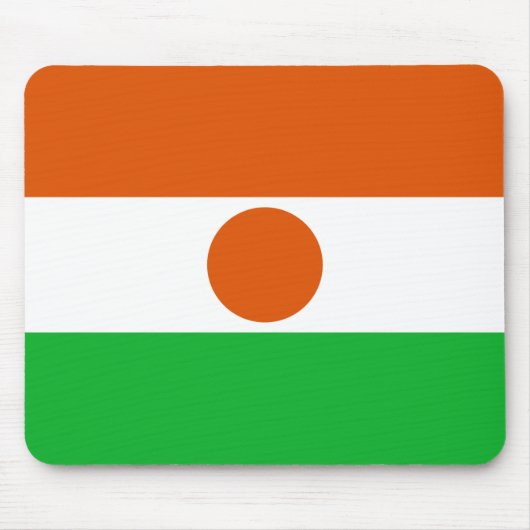 vlag van Niger (Afrikaans land) Muismat (Voorkant)