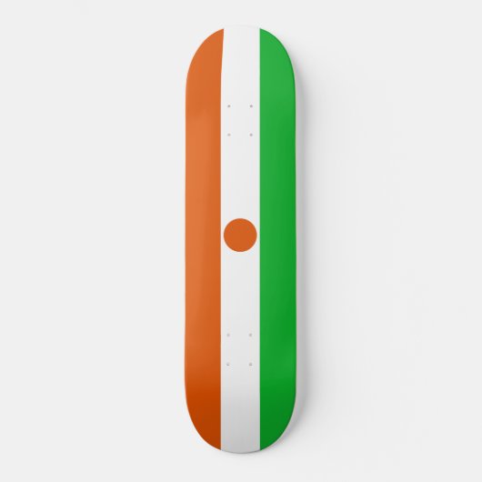 vlag van Niger (Afrikaans land) Persoonlijk Skateboard (Voorkant)