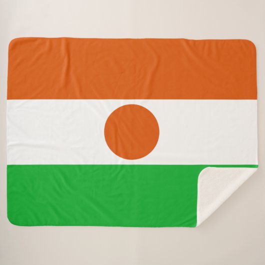 vlag van Niger (Afrikaans land) Sherpa Deken (Voorkant (horizontaal))