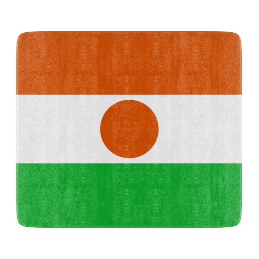 vlag van Niger (Afrikaans land) Snijplank (Voorkant)
