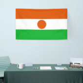 vlag van Niger (Afrikaans land) Spandoek (Beurs)