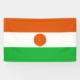 vlag van Niger (Afrikaans land) Spandoek
