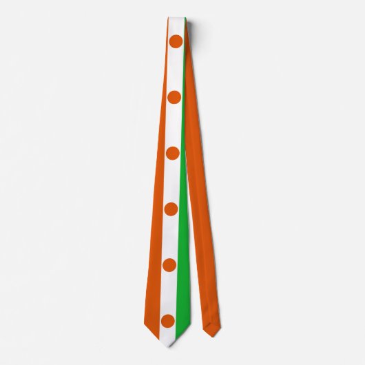 vlag van Niger (Afrikaans land) Stropdas (Voorkant)