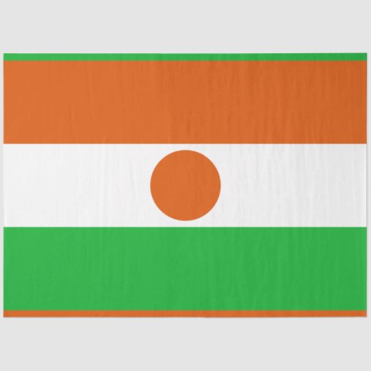 vlag van Niger (Afrikaans land) Tissuepapier (Voorkant)