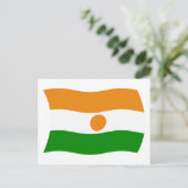 Vlag van Niger ansichtkaart Briefkaart (Staand voorkant)