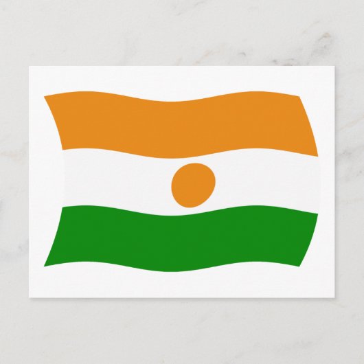 Vlag van Niger ansichtkaart Briefkaart (Voorkant)