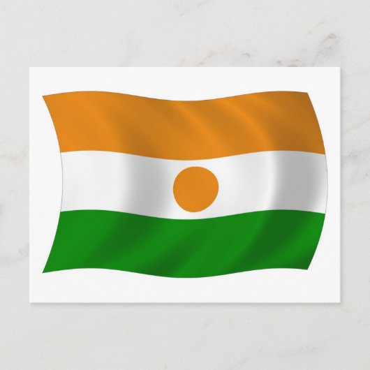 Vlag van Niger ansichtkaart Briefkaart (Voorkant)