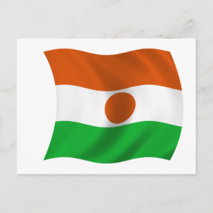 vlag van Niger Briefkaart