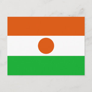 Vlag van Niger Briefkaart