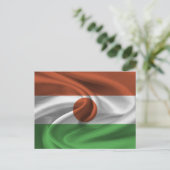 Vlag van Niger Briefkaart (Staand voorkant)
