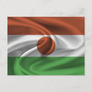 Vlag van Niger Briefkaart