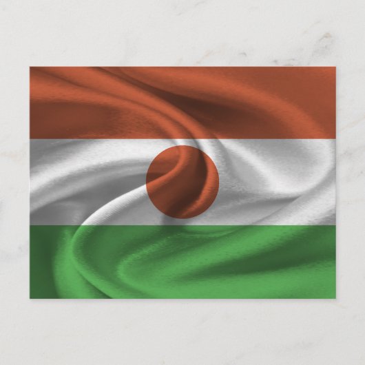 Vlag van Niger Briefkaart (Voorkant)