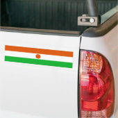 Vlag van Niger Bumpersticker (Op Truck)