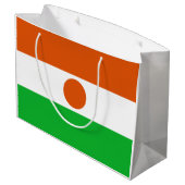 Vlag van Niger Groot Cadeauzakje (Achterkant Gekanteld)