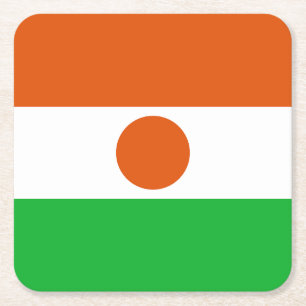 Vlag van Niger Kartonnen Onderzetters