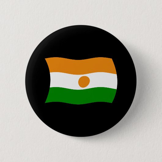 Vlag van Niger knop Ronde Button 5,7 Cm (Voorkant)