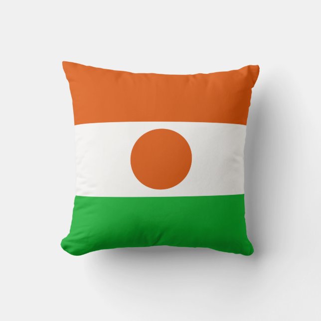 Vlag van Niger Kussen (Voorkant)