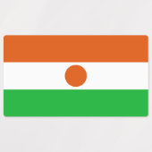 Vlag van Niger Labels (Design 1)
