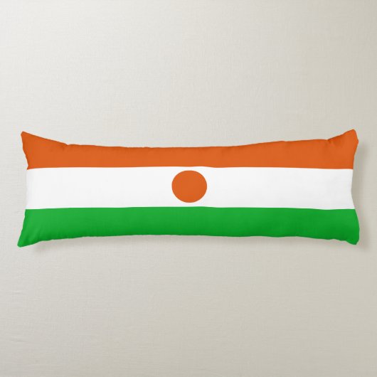 Vlag van Niger Lichaamskussen (Voorkant)