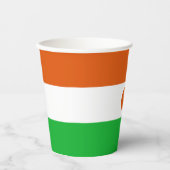Vlag van Niger Papieren Bekers (Voorkant)