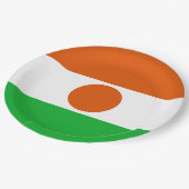 Vlag van Niger Papieren Bordje (Gekanteld)