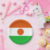Vlag van Niger Papieren Bordje (Feest)