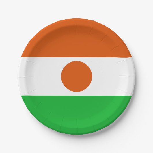 Vlag van Niger Papieren Bordje (Voorkant)