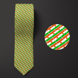 Vlag van Niger Patroon Stropdas
