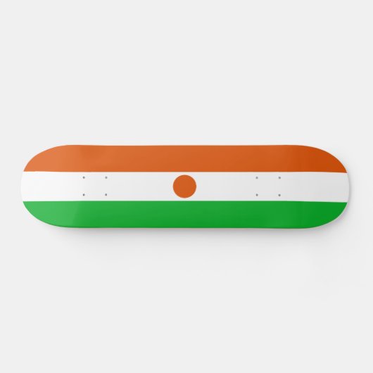 Vlag van Niger Persoonlijk Skateboard (Horizontaal)