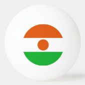 Vlag van Niger Pingpongbal (Achterkant)