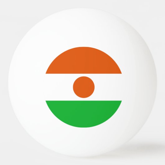 Vlag van Niger Pingpongbal (Voorkant)