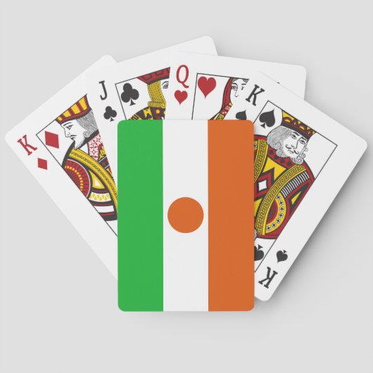 Vlag van Niger Pokerkaarten (Achterkant)