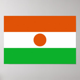 Vlag van Niger Poster