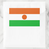 Vlag van Niger Rechthoekige Sticker (Tas)