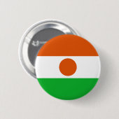 Vlag van Niger Ronde Button 5,7 Cm (Voorkant /achterkant)