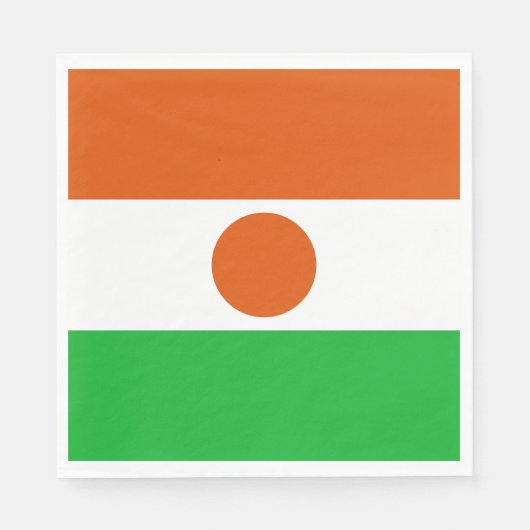 Vlag van Niger Servet (Voorkant)