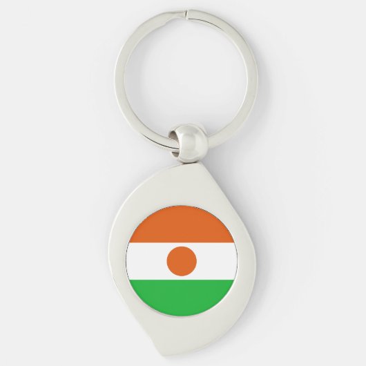 Vlag van Niger Sleutelhanger (Voorkant)
