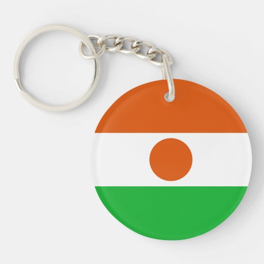 Vlag van Niger Sleutelhanger (Voorkant)