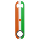 Vlag van Niger Speed Flessenopener (Voorkant)