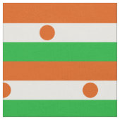 Vlag van Niger Stof (Close Up)