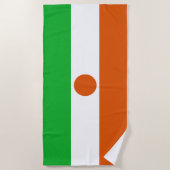Vlag van Niger Strandlaken (Voorkant)