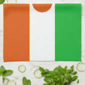 Vlag van Niger Theedoek (Gevouwen)