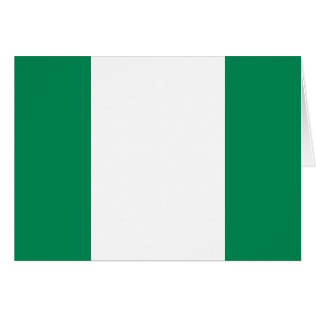 vlag van Nigeria (Voorkant Horizontaal)