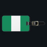 vlag van Nigeria Bagagelabel<br><div class="desc">vlag van Nigeria</div>