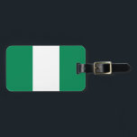 vlag van Nigeria Bagagelabel<br><div class="desc">vlag van Nigeria</div>