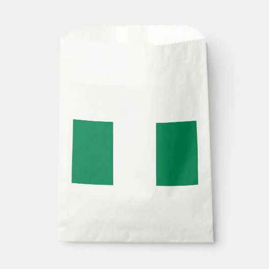 Vlag van Nigeria Bedankzakje (Voorkant)