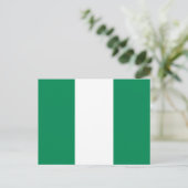 Vlag van Nigeria Briefkaart (Staand voorkant)