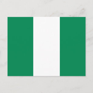 Vlag van Nigeria Briefkaart