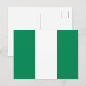 vlag van Nigeria Briefkaart (Voorkant / Achterkant)